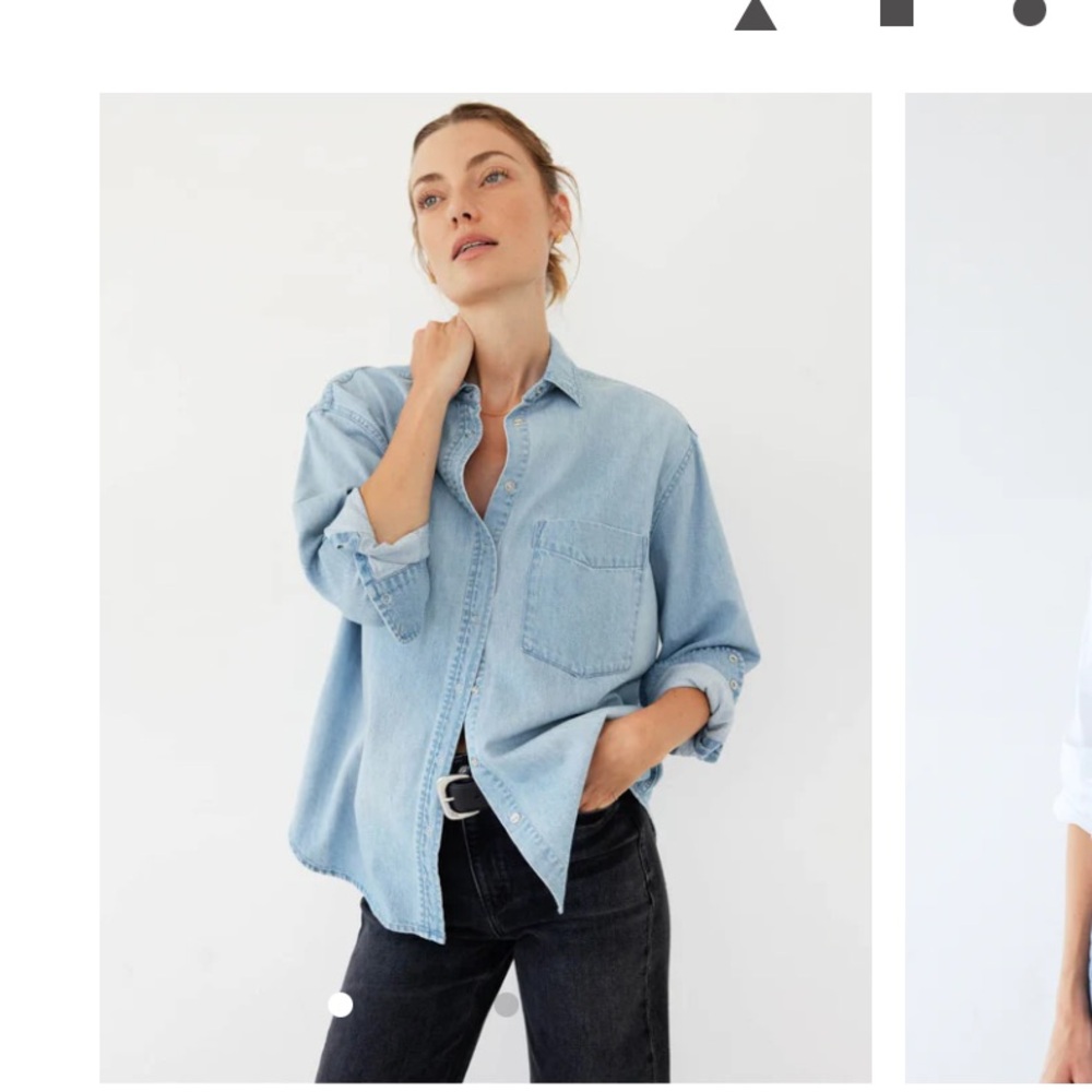 The deep button down chambray